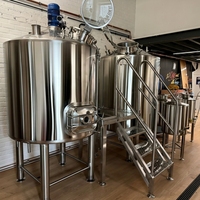 Équipement de brasserie commerciale 1000L 1200L, système de brassage de bière en acier inoxydable, installation clé en main de microbrasserie pour bar à bière artisanale