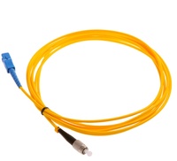Swiftel SW-PC00231 luar ruangan sederhana lapis baja 9/125 SM kabel Patch serat optik SC/APC ke SC/APC untuk FTTx garansi 1 tahun