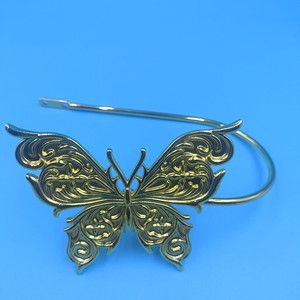 Butterfly <b>Curtain</b> <b>Hooks</b> Golden Plastic Anti Rust Traditional Design Hardware Accessories - Product Image 3