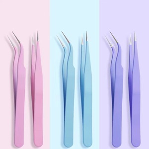 Pinces spéciales en acier inoxydable épaissi, pinces à ongles à haute élasticité, pointes fines courbées et droites, journal - Product Image 5