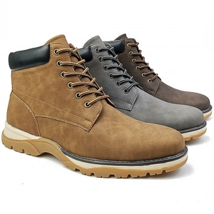 Bottines d'automne et d'hiver en cuir pour <span class=keywords><strong>homme</strong></span>, chaussures en <span class=keywords><strong>Nubuck</strong></span>, montantes et décontractées à la mode, style Martin pour randonnée <span class=keywords><strong>Chelsea</strong></span>, tendance - Product Image 5