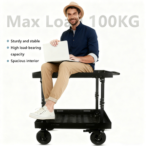 Prime Focus pliable Film télévision moniteur équipage voiture caméra de Production vidéo directeur professionnel chariot poste de travail pour le tournage - Product Image 3