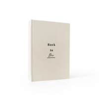 Carnet de notes en lin A5 imprimé sur mesure Journal d'affirmation motivationnel inspirant Soins personnels Planificateur quotidien non daté Journal positif