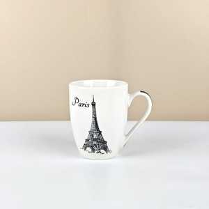 Taza de Café y Té de Cerámica Personalizada con Diseño de la Torre Eiffel de París, el Mejor Regalo - Product Image 2