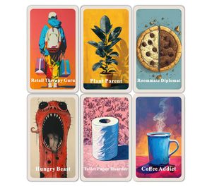 Jeu de cartes <span class=keywords><strong>Oracle</strong></span> de la Vie Moderne personnalisé en gros, 47 cartes, sagesse quotidienne, guidance, cartes spirituelles amusantes, OEM ODM - Product Image 5