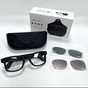 Gafas Inteligentes con IA AIMB-G9, Cámara, Grabación de Video, Linterna, Reconocimiento de Imágenes, Traducción en Tiempo Real por IA, Resistentes al Agua IPX5, 1080P - Product Image 2