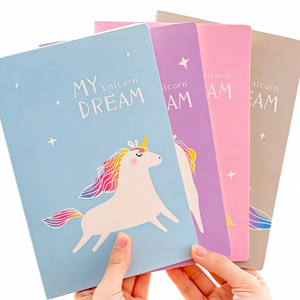 Quaderno A5 Fantasia con Unicorno, Diario per Apprendimento e Cancelleria, Blocco Note - Product Image 1