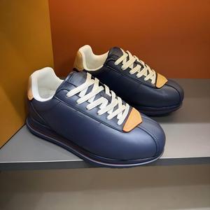 Zapatillas Deportivas Casuales Estilo Baloncesto Color Naranja para Hombre con Logotipo Personalizado, Zapatillas para Caminar con Cordones - Product Image 3