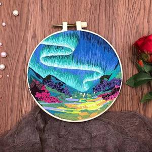 Kit de Bordado Personalizado de Paisajes para Adultos, Punto de Cruz, Decoración Artística para el Hogar y la Sala de Estar - Product Image 3