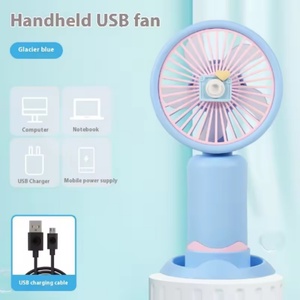 Ventilador USB Portátil Mini de Dibujos Animados - Ventilador Pequeño de Plástico Compacto para Hogar y Comercio Transfronterizo - Product Image 6