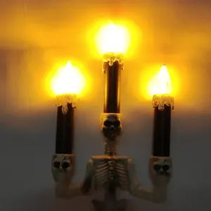 Illuminated Candlestick Ornaments Halloween Decorations Stylish Home Decorations Halloween Party Atmosphere Props