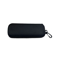 Étui à lunettes de soleil, lunettes de protection et lunettes de myopie en tissu Oxford rectangulaire, EVA, nouveau, anti-pression et anti-chute, multicolore, avec fermeture éclair et crochet