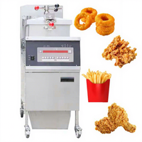 Friteuse à gaz électrique industrielle Dezoton pour poulet frit avec contrôle de la température, appareil de friture commerciale