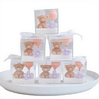 Hochzeit Babyparty Feiertagsdekoration Gastgeschenk Kerze Heimdekoration Handgemachte Aromatherapie Sojawachs Duftkerze Niedlicher Teddybär Tierform