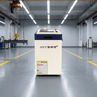 Soudeuse laser à fibre portative PHT-1500W, nouvelle génération, hautement efficace, refroidie par eau, adaptée à l'acier inoxydable et aux métaux