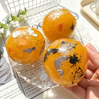 Nieuwe aanwinst: Kinderen Squishy Speelgoed Kiwi Halloween Squishy Smoothie Ballen Squishy Fidget Speelgoed voor Halloween Cadeaus