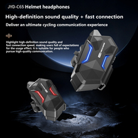 Casque de moto C65, système de communication par interphone pour groupe de 8 personnes