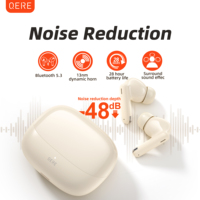QERE E38 Nuevos auriculares inalámbricos E38 60ms Baja latencia 13mm Controlador Dual Mic