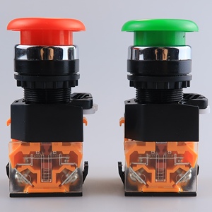 Botón pulsador de 22 mm LA38 de cabeza plana con reinicio automático tipo hongo - Product Image 4