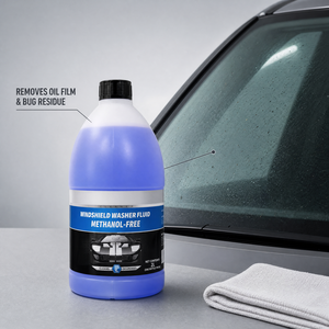 Liquide lave-glace 2L Nettoyant vitres voiture sans méthanol, <span class=keywords><strong>antigel</strong></span> à l'éthanol, éliminateur de film gras et de résidus d'insectes, liquide essuie-glace toutes saisons - Product Image 4