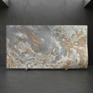 Revêtement mural souple en pierre d'ardoise blanche S. White, finition naturelle légère, pour décoration intérieure et extérieure. - Product Image 4