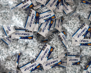 Đức bán hàng nóng chất lượng cao 4mm-40mm màu sắc khác nhau 100pcs gói điện PVC nhựa vòng tròn Cáp <span class=keywords><strong>Clip</strong></span> - Product Image 3