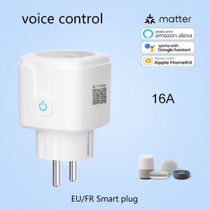 Enchufe Inteligente SIXWGH con Protocolo Matter, 16A, Compatible con <span class=keywords><strong>Google</strong></span> Home y <span class=keywords><strong>Nest</strong></span>, Control por Voz, WiFi, Plástico ABS y Vidrio, para Dispositivos Android - Product Image 4