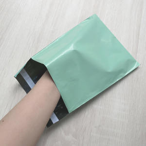 Custom Printed Logo Light Green Plastic Packaging Shipping Poly Mailer Postage Polymailer Mailing <b>Bags</b> for Clothes - Product Image 5