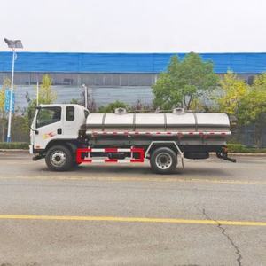 Brad Faw 4*2 4*4 LHD RHD 5m3 8cbm 10ton vaca cabra tanque de leche camión cisterna para vehículos lácteos frescos - Product Image 4