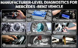 Herramienta de Diagnóstico Automotriz ANCEL BZ700 para Mercedes Benz Sprinter Smart 2000-2020, Lectura/Borrado de Códigos, Actualización Gratuita de por Vida - Product Image 3