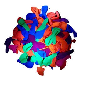 Globo de neón transparente de 10 pulgadas, globo fluorescente de lunares, decoración <span class=keywords><strong>para</strong></span> fiesta de cumpleaños, <span class=keywords><strong>bar</strong></span>, color caramelo, 1,5g - Product Image 4