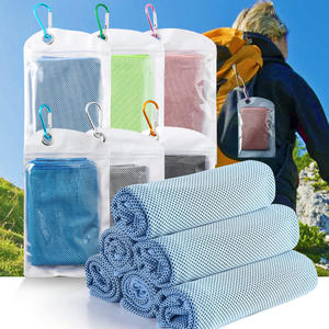 Serviette de sport en microfibre rafraîchissante pour la course à pied, design à réticulation fine, respirante, séchage rapide, pour la gym, les voyages et le tennis - Product Image 5