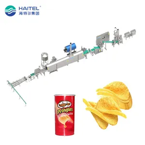 Hot selling automatic industrial pringles potato chips making machine production line