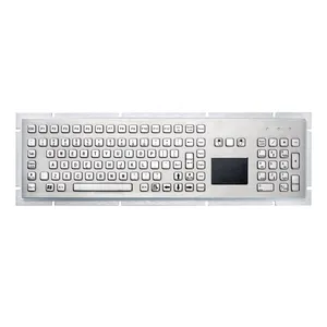 103 Kunci Kios Mesin Penjual Otomatis Vandal Proof Logam Medis Industrial Keyboard dengan Touchpad