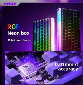 Aula HERO84 Nuevo Teclado Mecánico para Juegos RGB 8K Blanco-Morado de Doble Color para Laptop/PC ESports 84 Teclas Intercambiables USB 1.0 - Product Image 6