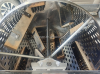 Machine à laver et à peler le gingembre frais et les pommes de terre de type rouleau à brosse industrielle