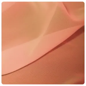 100% Polyester Lightweight Fashional Islamic Wedding Dresses Hijab Thick Anti-Static 100d chiffon Fabric for Indian Sare