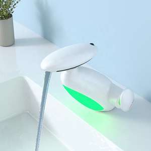 2025 nuevo grifo extraíble moderno de un solo orificio sin plomo con indicador LED, diseño de una manija, 4 modos de pulverización, caño giratorio de 360 ° - Product Image 3