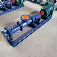 Bomba de Tornillo Excéntrico Horizontal Tipo G de Alta Calidad para Reflujo de Lodos, Bomba de Desplazamiento Positivo de Alta Viscosidad