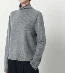 Designer's Stylish Turtleneck Oversize Cashmere/Wool Sweater Pullover Tops Cozy and <strong>Slouchy</strong> Style Blank Women's Sweater <strong>Jumper</strong> - Product Image 6