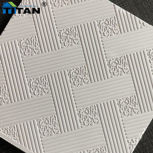 <span class=keywords><strong>Faux</strong></span> carrelage de <span class=keywords><strong>plafond</strong></span> suspendu en PVC laminé <span class=keywords><strong>60</strong></span>*<span class=keywords><strong>60</strong></span>, panneau de <span class=keywords><strong>plafond</strong></span> en gypse pour cloison sèche Techos - Product Image 2