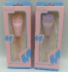 Brosse de massage du cuir chevelu Hlina Goude, coussin en nylon oblong, manche en plastique - Product Image 3