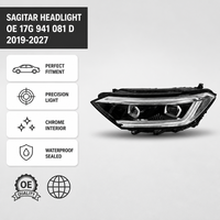 Phare avant LED OEM 17G941081D 17G941082D, assemblage de phare avant gauche haut de gamme, faisceau de route pour VW Sagitar L 2023-2024 MQB