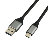 Kabel Data USB Type C Kecepatan Tinggi 1.5m Grosir, Pengisian Cepat 5A, Inti Tembaga Murni, Selubung PVC untuk Ponsel Eropa