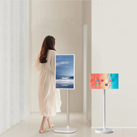 Support intelligent portable rechargeable avec écran tactile intégré et écran rotatif de 32 pouces, produit phare du fabricant