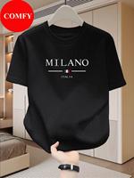 T-shirt pour homme, haut décontracté tendance, léger, un incontournable pour l'été, vêtement de tous les jours pour homme