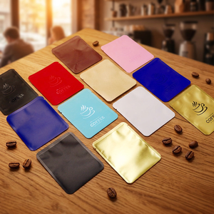 Sacs refermables en papier kraft de qualité alimentaire pour grains de café, en stock, taille personnalisable, multicolores, pour tisanes, OEM ODM - Product Image 2