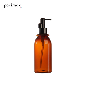 280ml Transparent PET <b>Pump</b> <b>Bottle</b> for Body Wash Shower Oil - High Beauty Custom Body Lotion Lotion Container Wholesale - Product Image 1