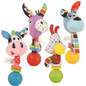 Giocattolo Gonfiabile a Forma di Biberon in Metallo per <span class=keywords><strong>Neonati</strong></span> e Bambini, con Sonaglio e Palla, per l'Allenamento della Presa, Unisex, per <span class=keywords><strong>Neonati</strong></span> 0-1 Anno - Product Image 1