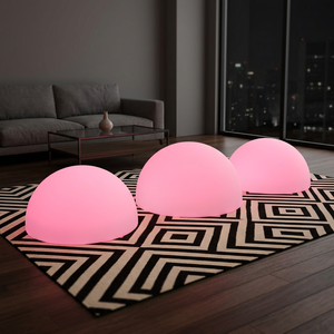 Lampe LED décorative suspendue en forme de demi-sphère, multicolore, télécommandée, étanche IP54, pour l'extérieur, idéale pour le <span class=keywords><strong>Nouvel</strong></span> <span class=keywords><strong>An</strong></span> - Product Image 4